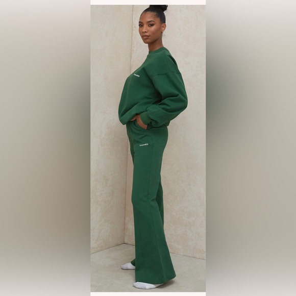 House of CB OLI Green Flared Leg Track Pants Cotton Women’s , size XS - Picture 12 of 14